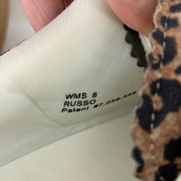 NWOT Dolce Vita Russo Leopard Print Brown Low Top Lace Up Sneakers Women Size 8 - Picture 7 of 7